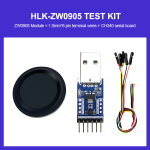 Hi-Link Semiconductor Fingerprint Recognition Module HLK-ZW0905 Capacitive Touch Fingerprint Door Lock Acquisition Sensor Module Test Kit/Development Board